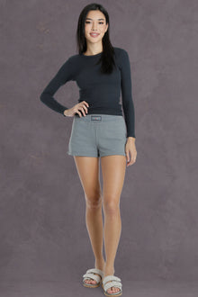 Women | Vintage Boxer Sweatshort | Glass