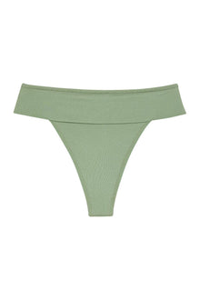 Tamarindo Binded Bikini Bottom | Sage Green Rib