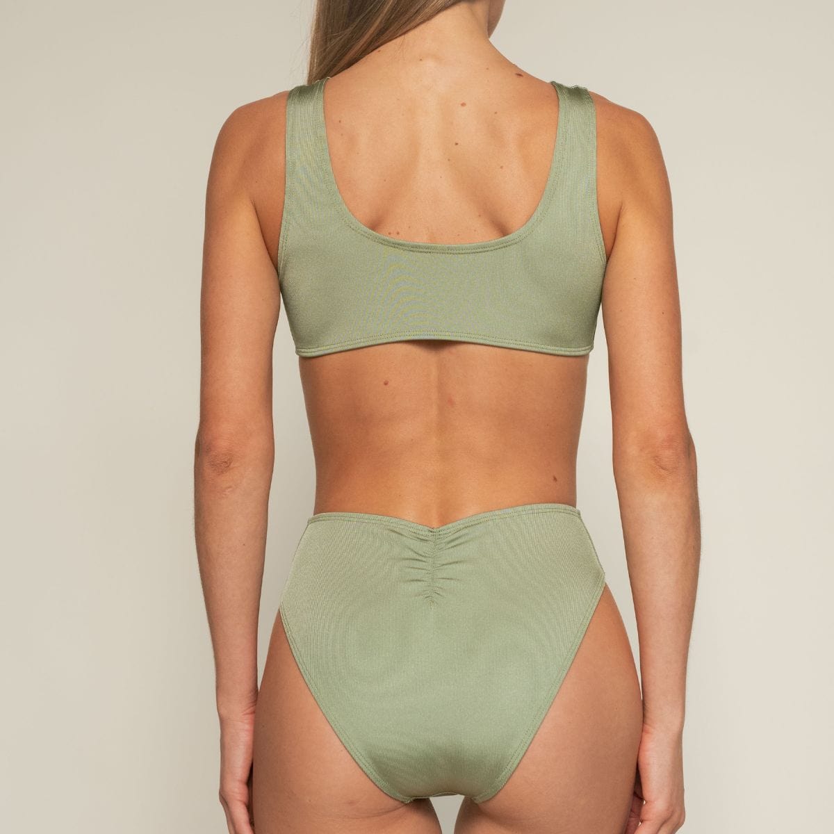 Ky One-Piece | Sage Green Rib