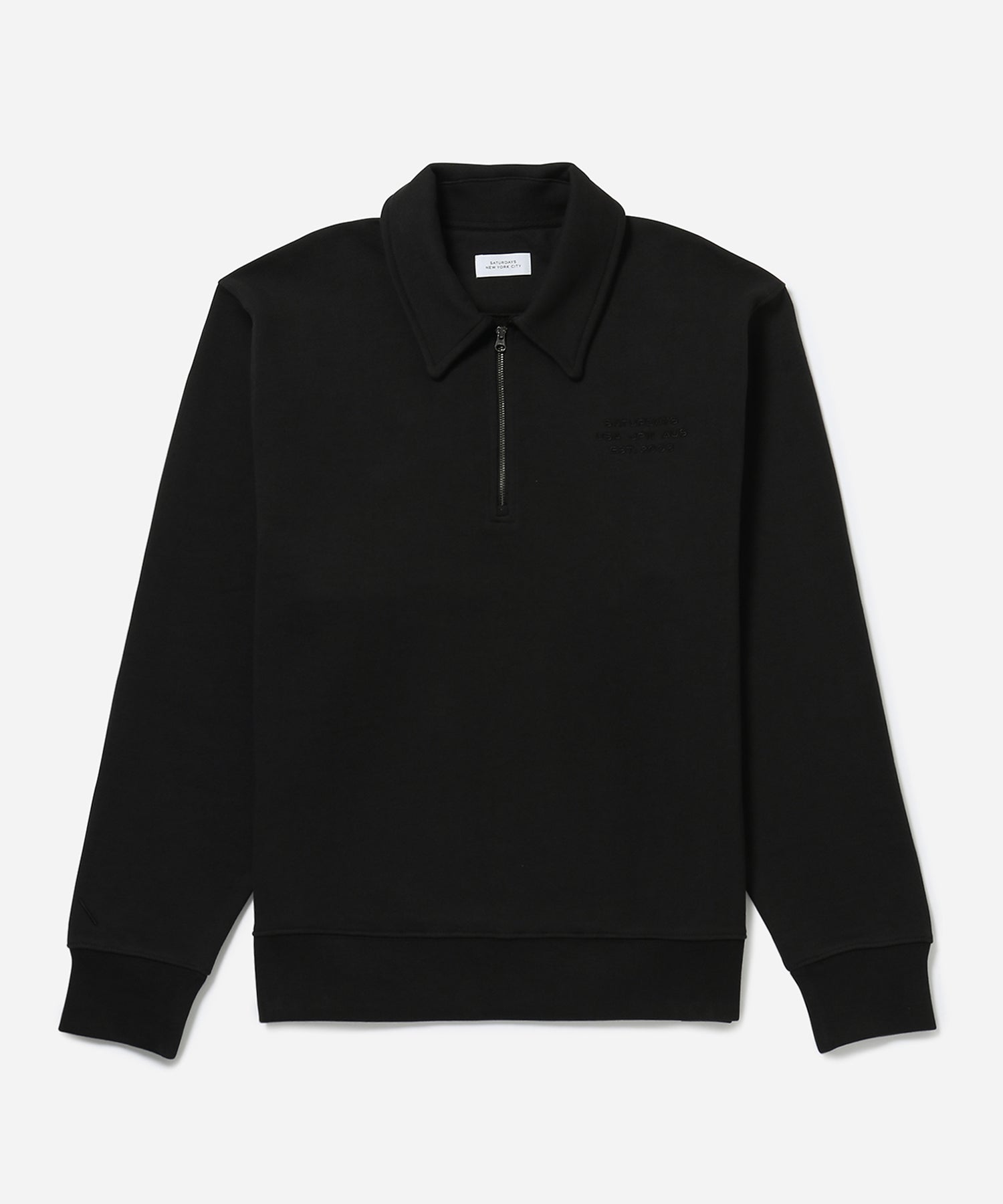 Mens | Mott International Quarter Zip | Black
