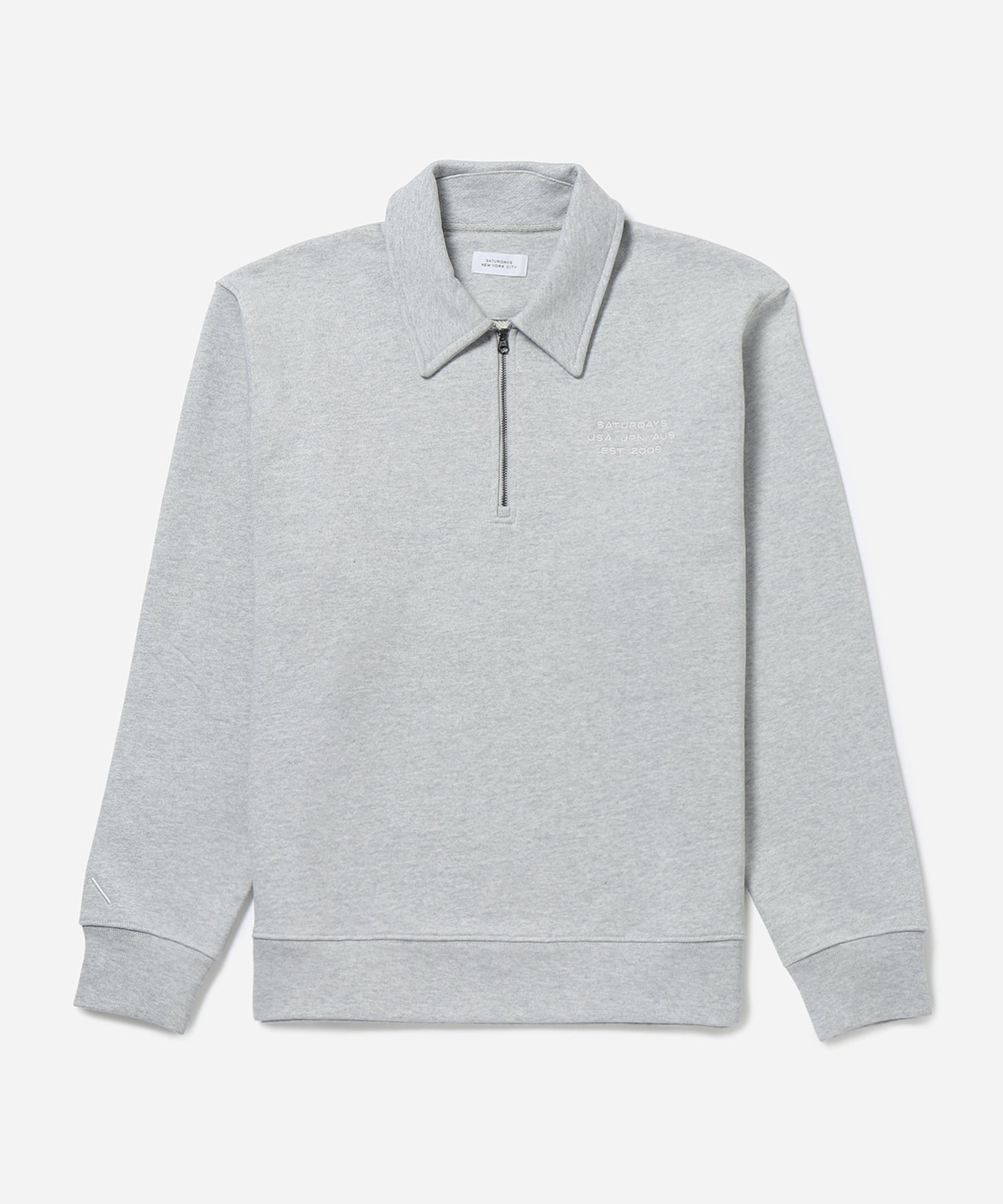 Mens | Mott International Quarter Zip | Ash Heather