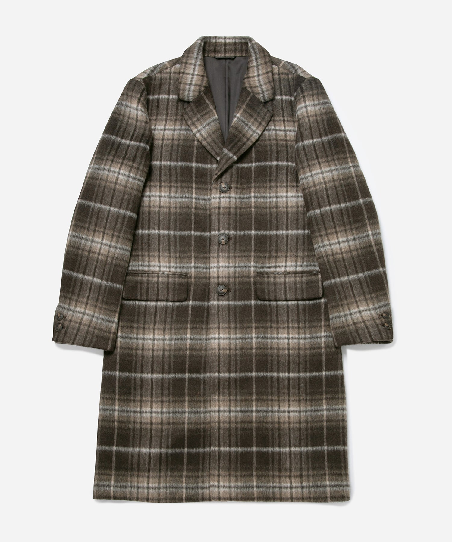 Ganache | Morgan Plaid Topcoat | Saturdays NYC