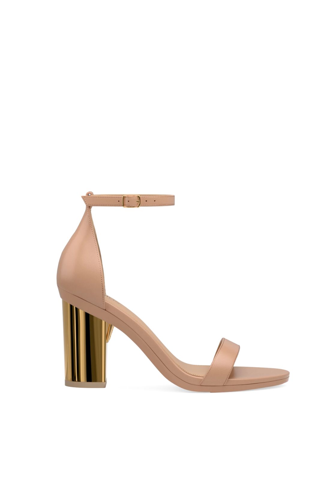 Block Heel Kit 4 | Gold Metallic