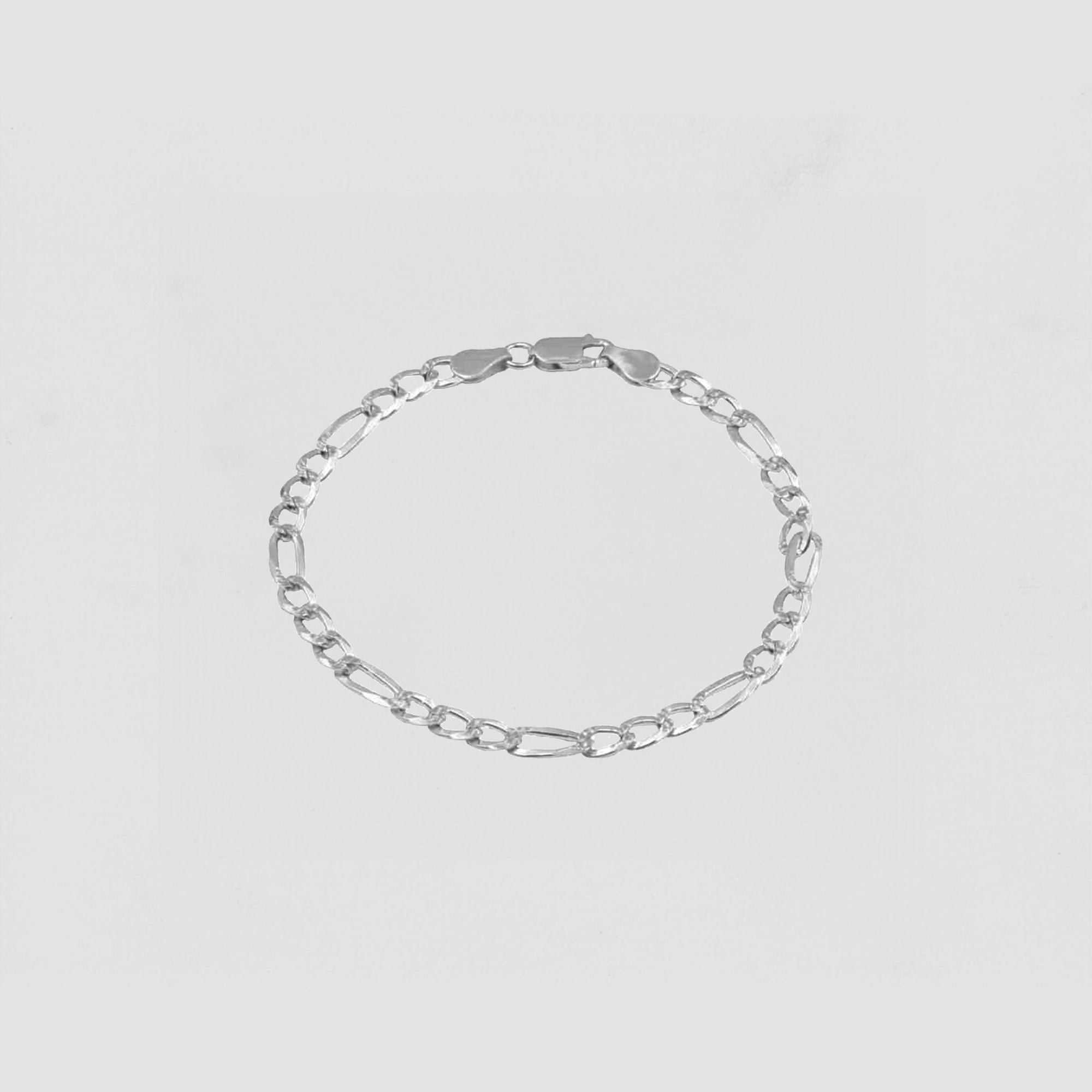 The Figaro Link Bracelet | Sterling Silver