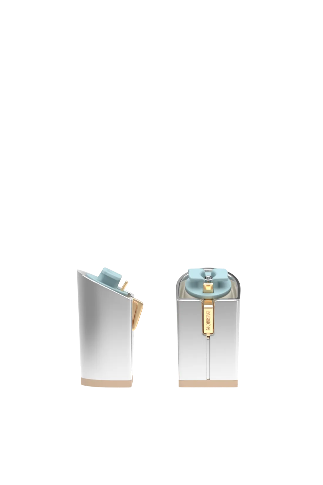 Block Heel Kit 4 | Matte Silver