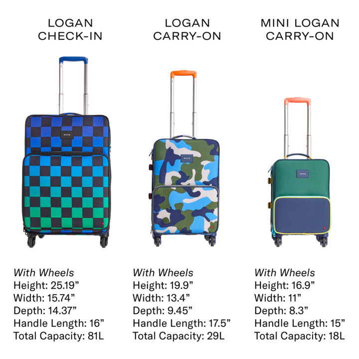 Mini Logan Carry-On Suitcase | Rainbow - Kids