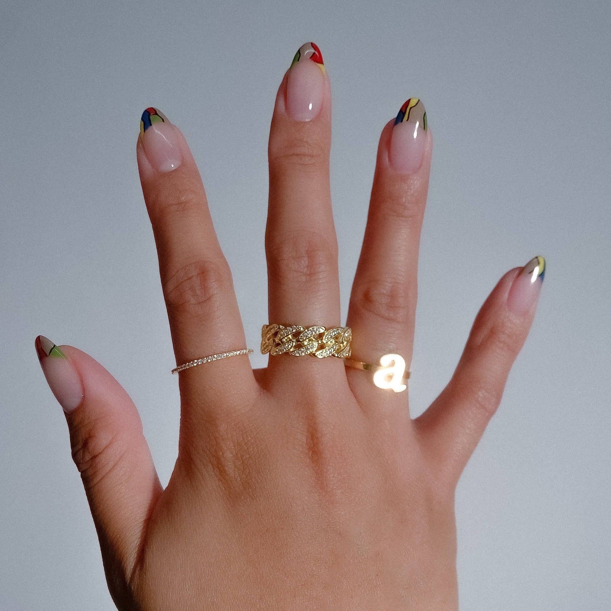 The Iced Out Cuban Link Ii Ring | Gold Vermeil
