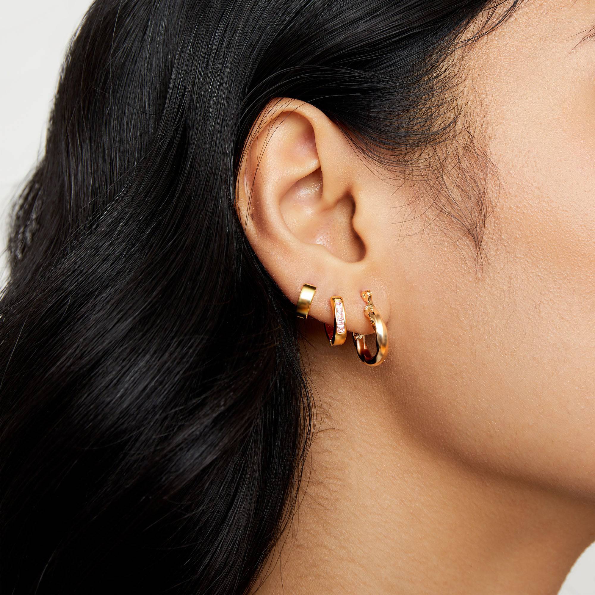THE TINY ESSENTIAL HUGGIE HOOPS - The M Jewelers