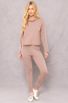 Women | Slash Racing Stripe Inset Jogger | Woodsmoke