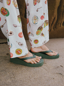 High Platform Sandal | Green