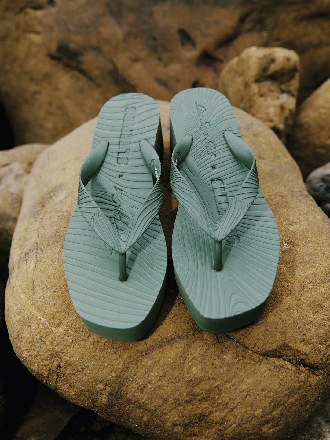High Platform Sandal | Green