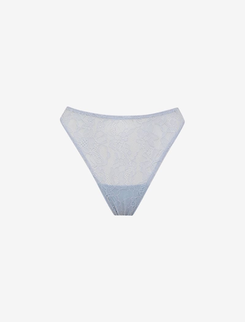 Smitten Brief | Powder Blue Lace - Brief