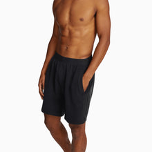 Waffle-Knit Lounge Shorts | Black