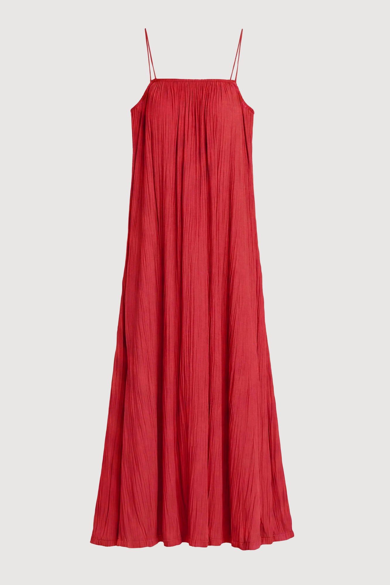 Solange Crinkled Maxi Dress (Petite) - Flat