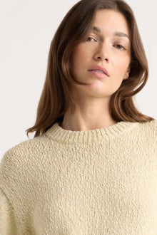 Renee | Sonya Textured Organic Cotton Sweater in Size Small