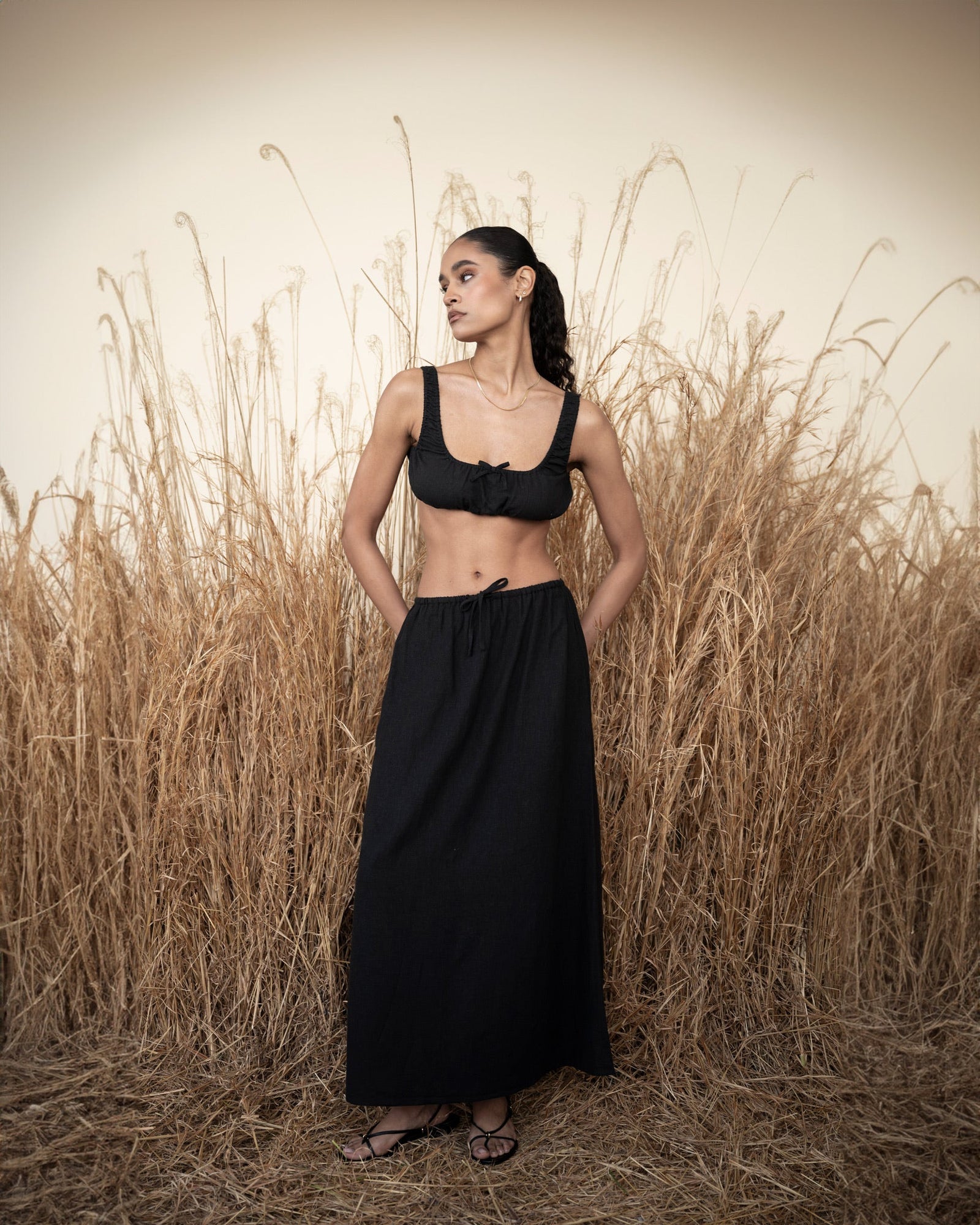 Scrunchy Top | Black