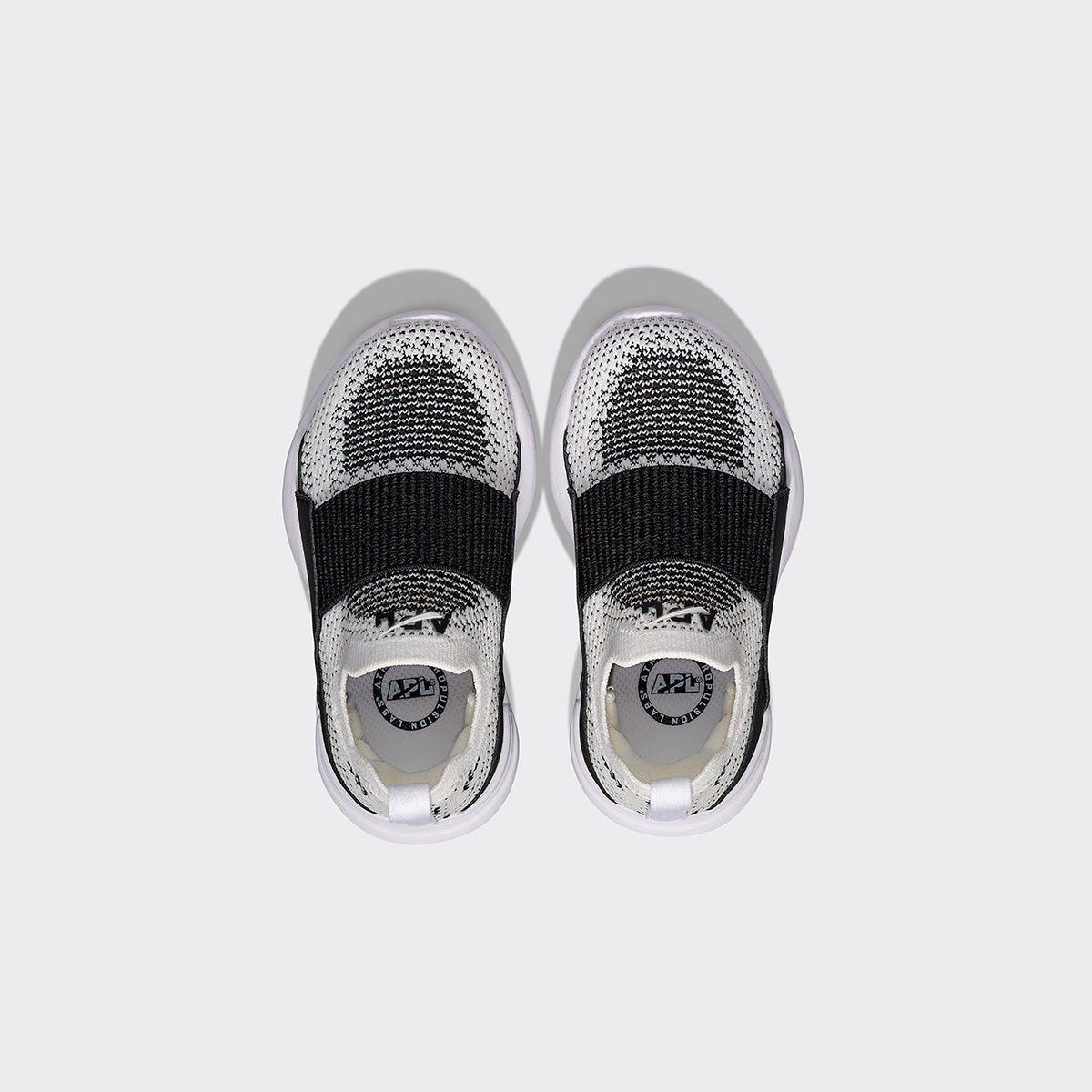 Kid's TechLoom Bliss | White / Black / Black / Ribbed