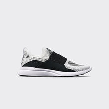 Youth's TechLoom Bliss | White / Black / Black / Ribbed
