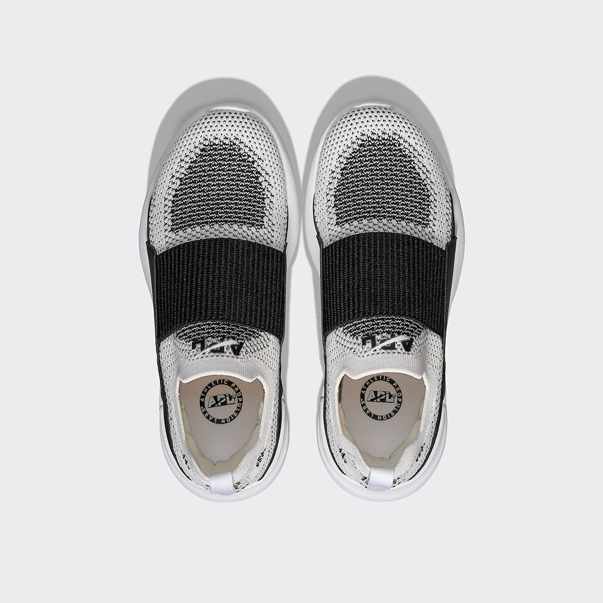 Youth's TechLoom Bliss | White / Black / Black / Ribbed