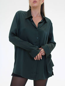 Stevie Button Up | Emerald - Button-Up