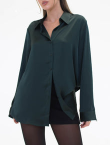 Stevie Button Up | Emerald - Button-Up