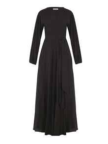 Sustainable Marieme Dress - Solid Noir - diarrablu