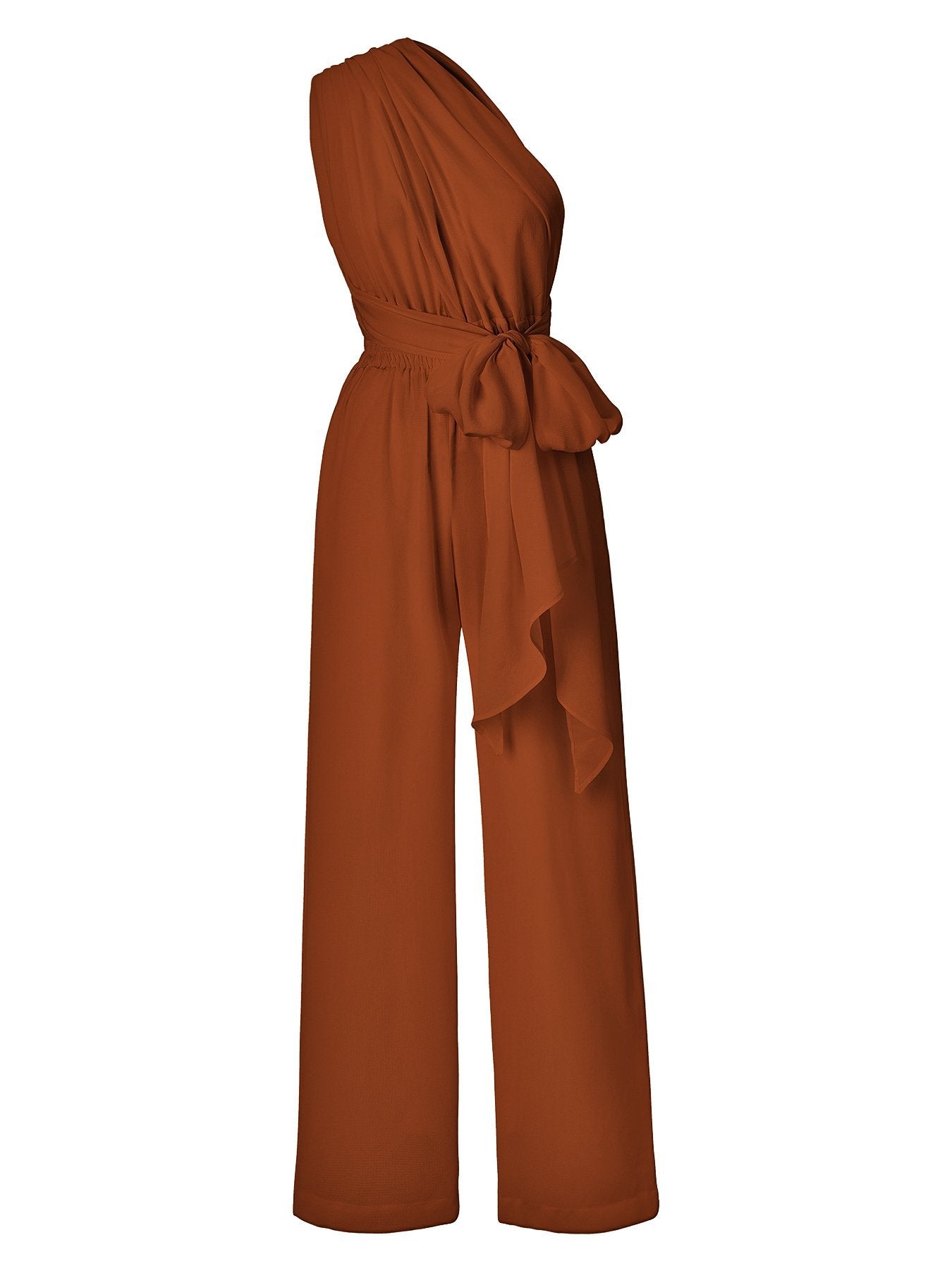 Sustainable UMY Jumpsuit - Solid Rust - diarrablu