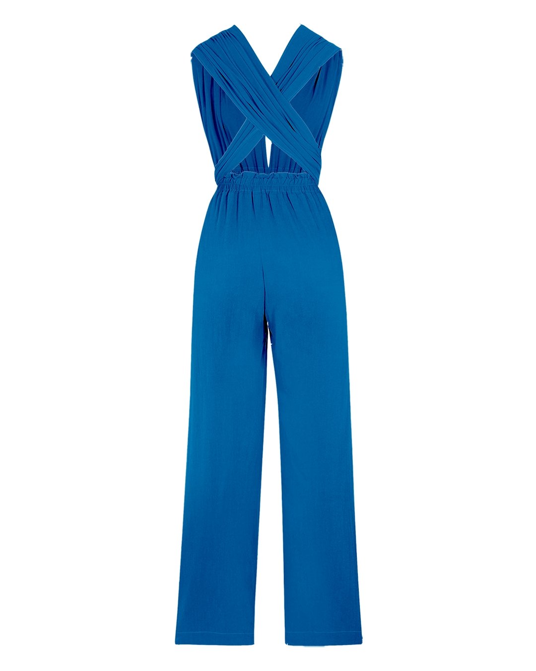 Sustainable Umy Jumpsuit - Solid Teal - diarrablu