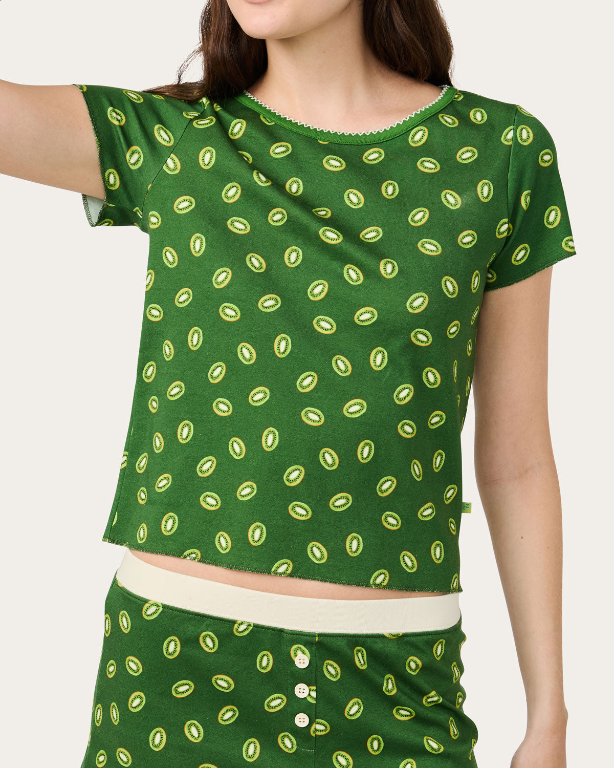 Womens | Suzie Pajama Set | Kiwi