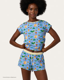 Womens | Fellow Ozians Shortie Set x Wicked | Azure