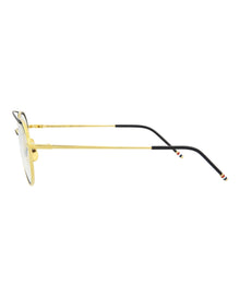 Thom Browne Aviator Metal Optical Frames | Yellow