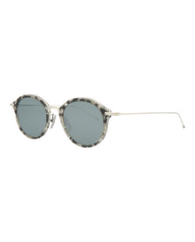 Thom Browne Round Acetate Sunglasses | Grey