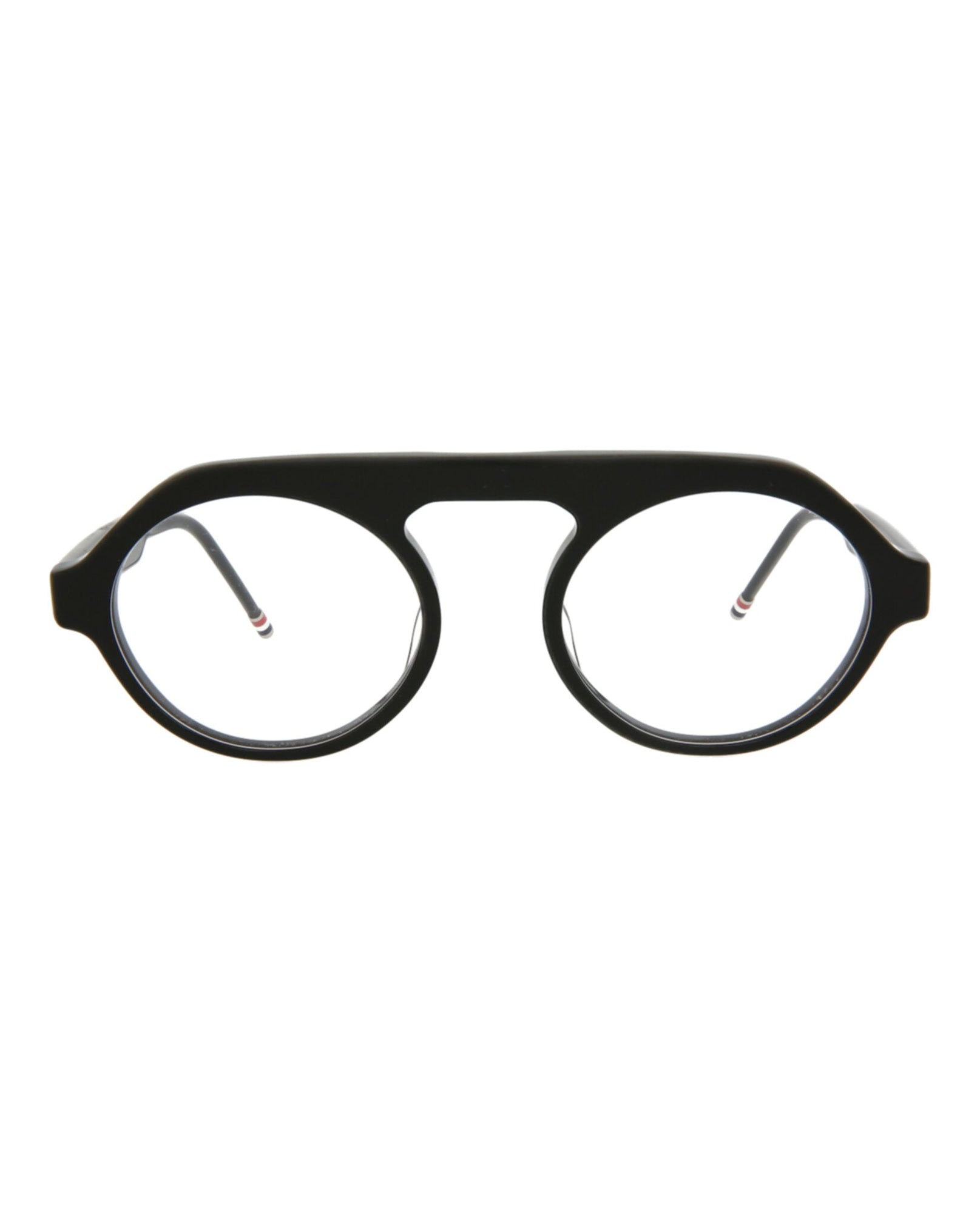 Thom Browne Round Acetate Optical Frames | Black