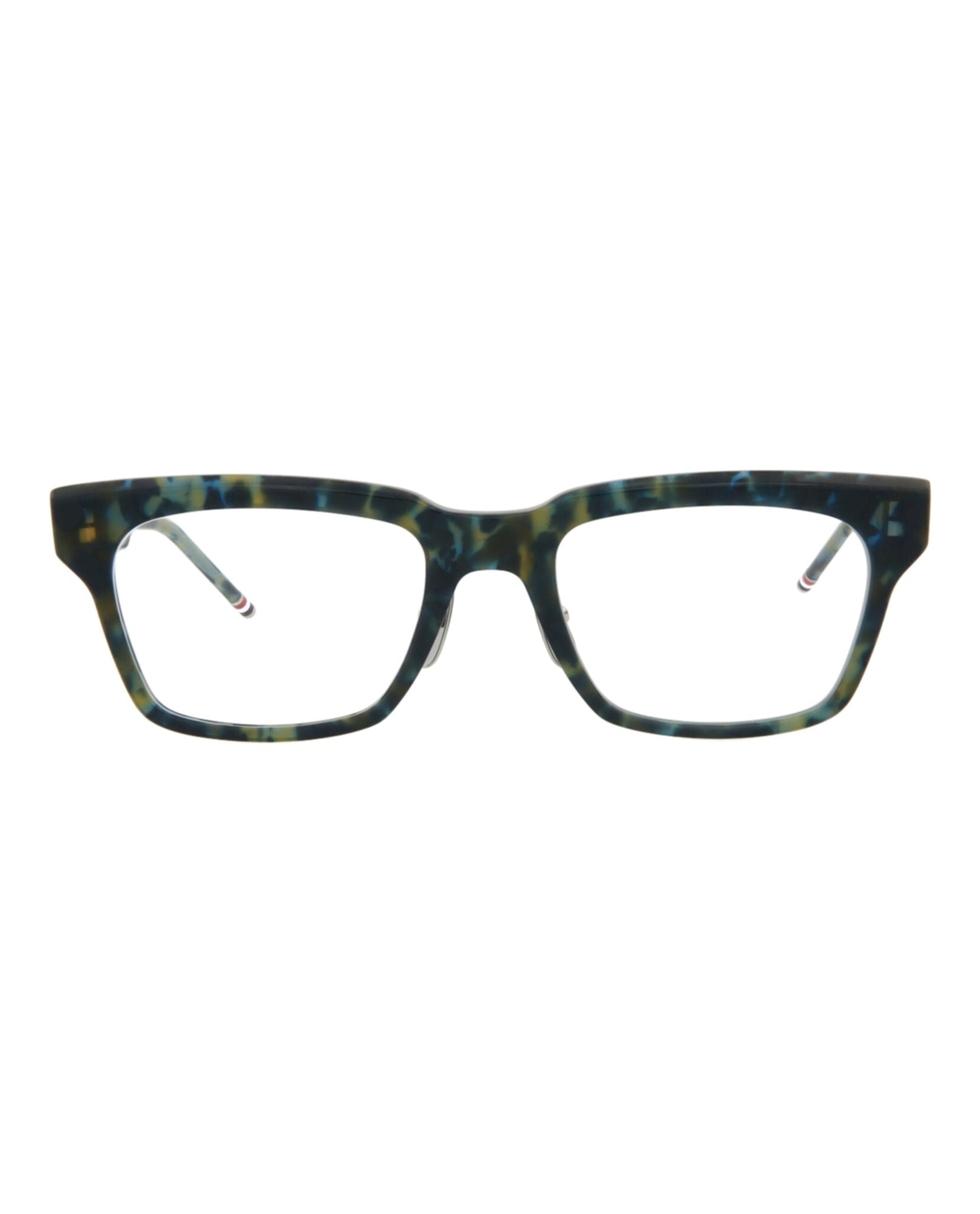 Thom Browne Square Acetate Optical Frames | Black/Brown