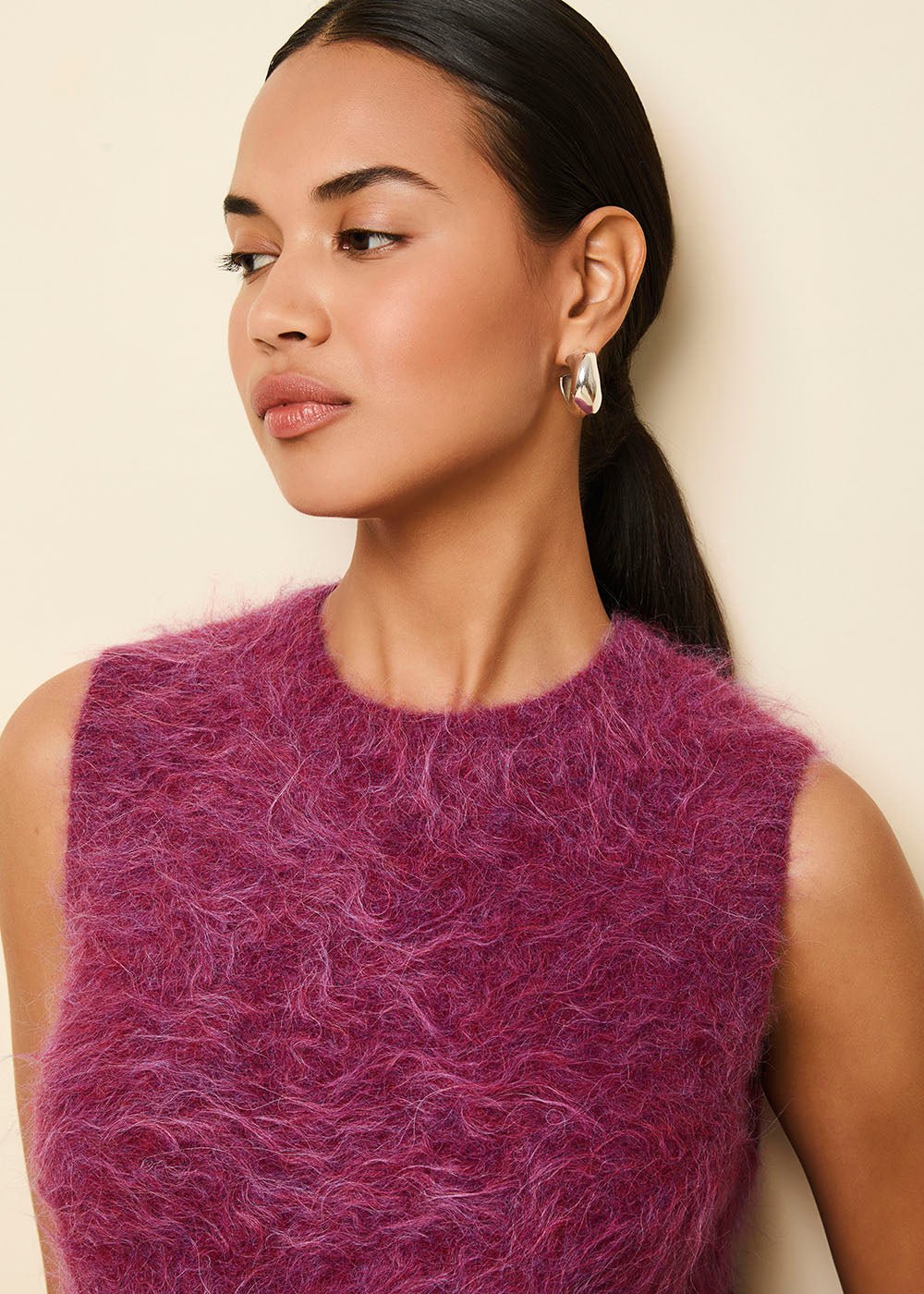 Women | Carmella Sweater Vest | Magenta