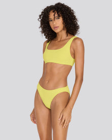 The Elle Ribbed Bikini Bottom - Solid & Striped