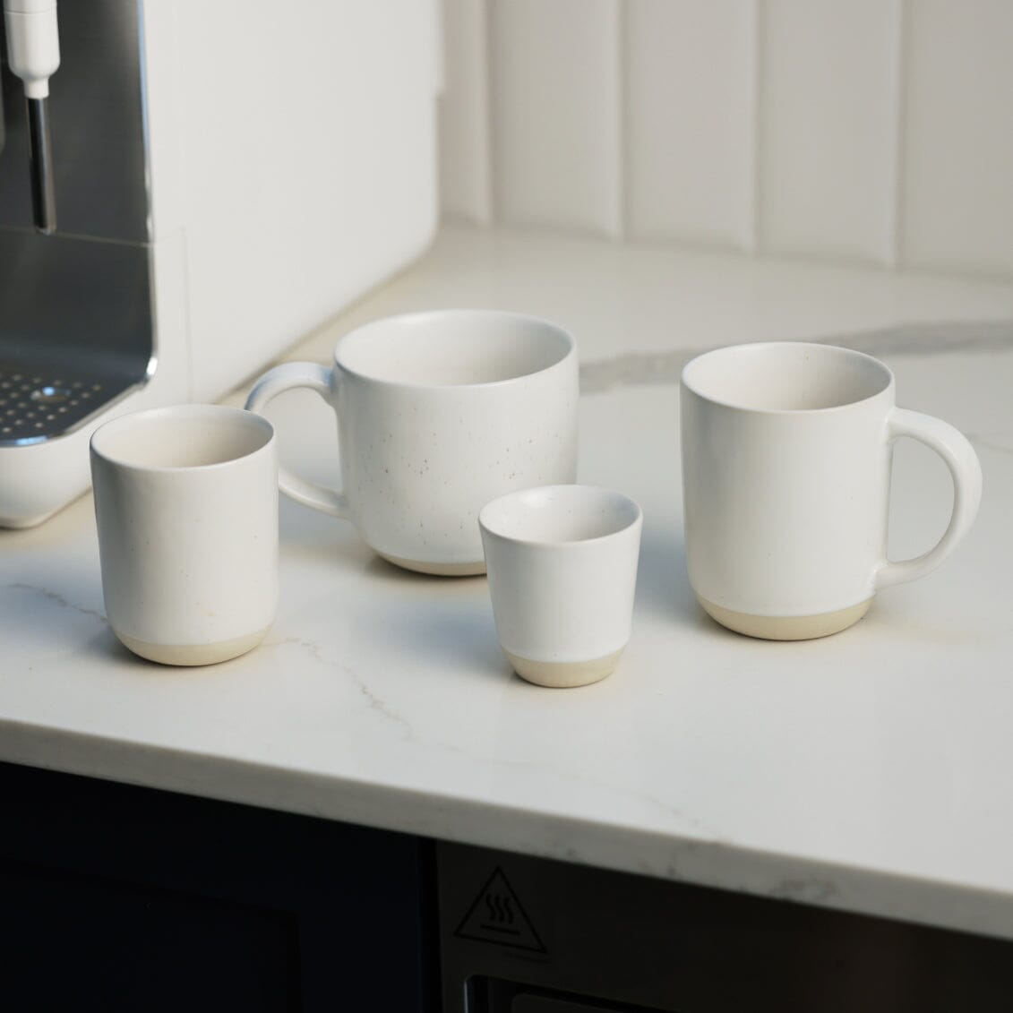 Espresso Cups | Speckled White