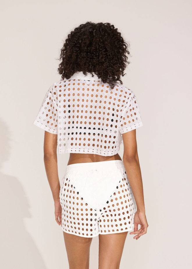 Womens | Charlie Short Classic Eyelet | Optic White