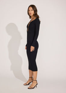 The Lisa Long Sleeve Dress - Solid & Striped