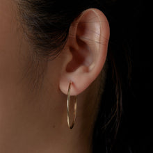 THE THIN MULBERRY HOOP EARRINGS - The M Jewelers