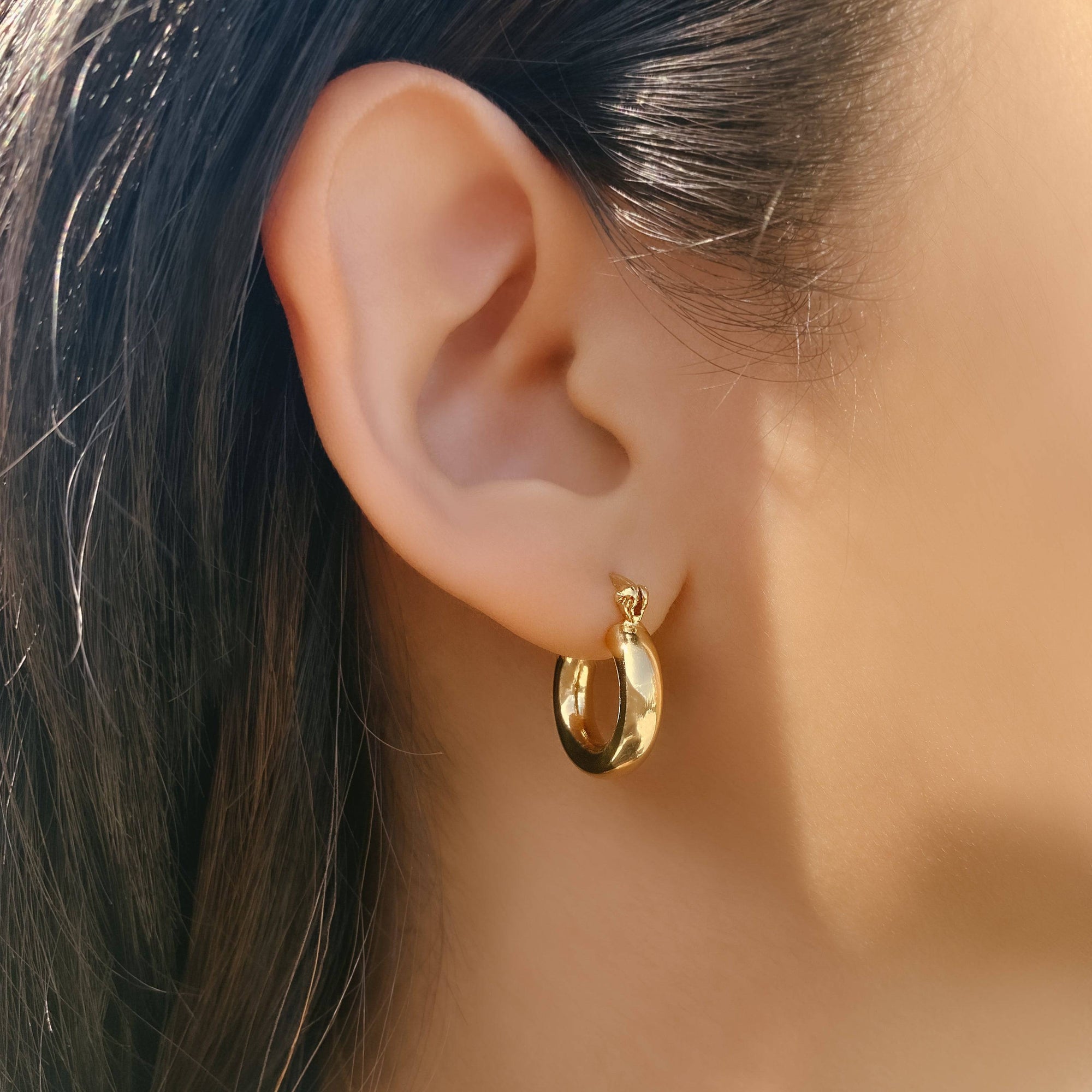 The Small Ravello Hoops | Gold Vermeil