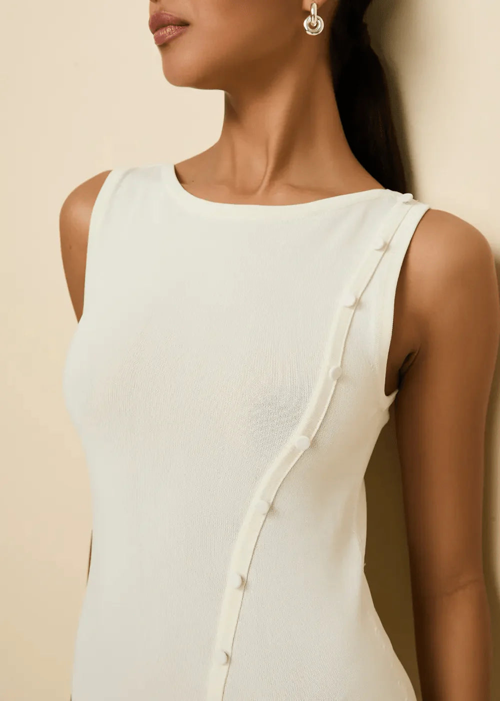 Women | Mila Dress | Ecru