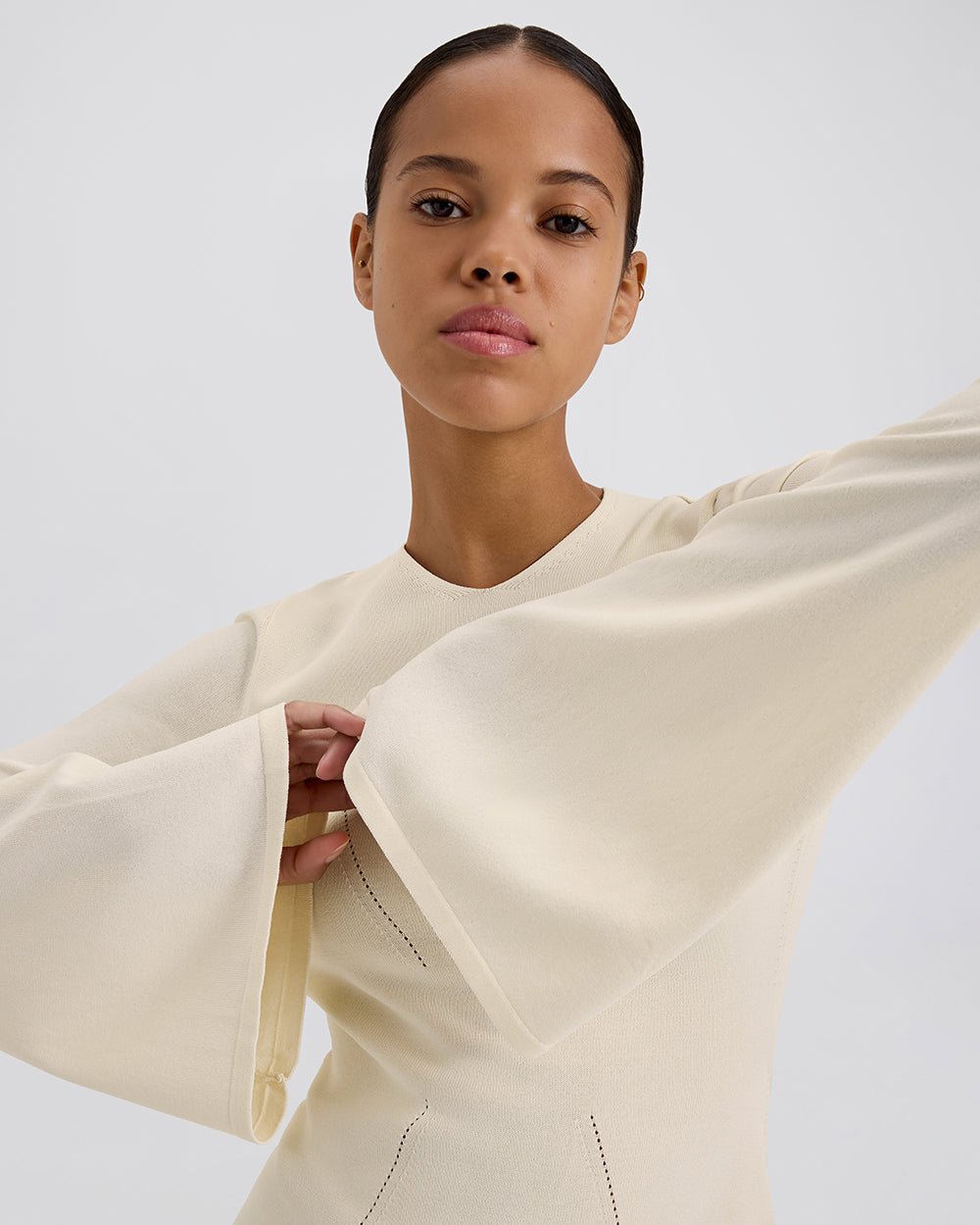 Women | Narcia Mini Dress | Ecru