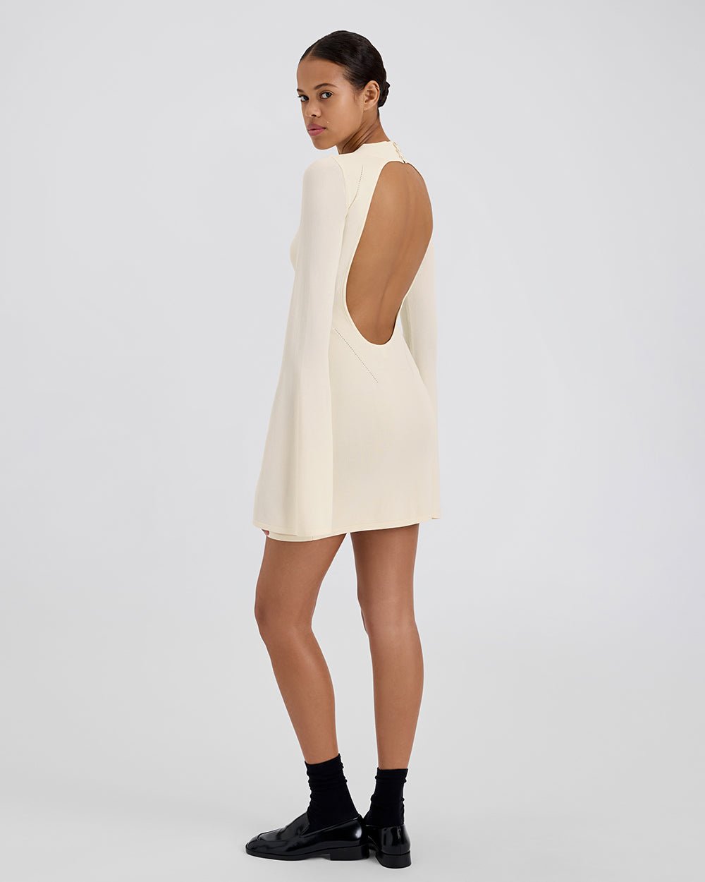 Women | Narcia Mini Dress | Ecru