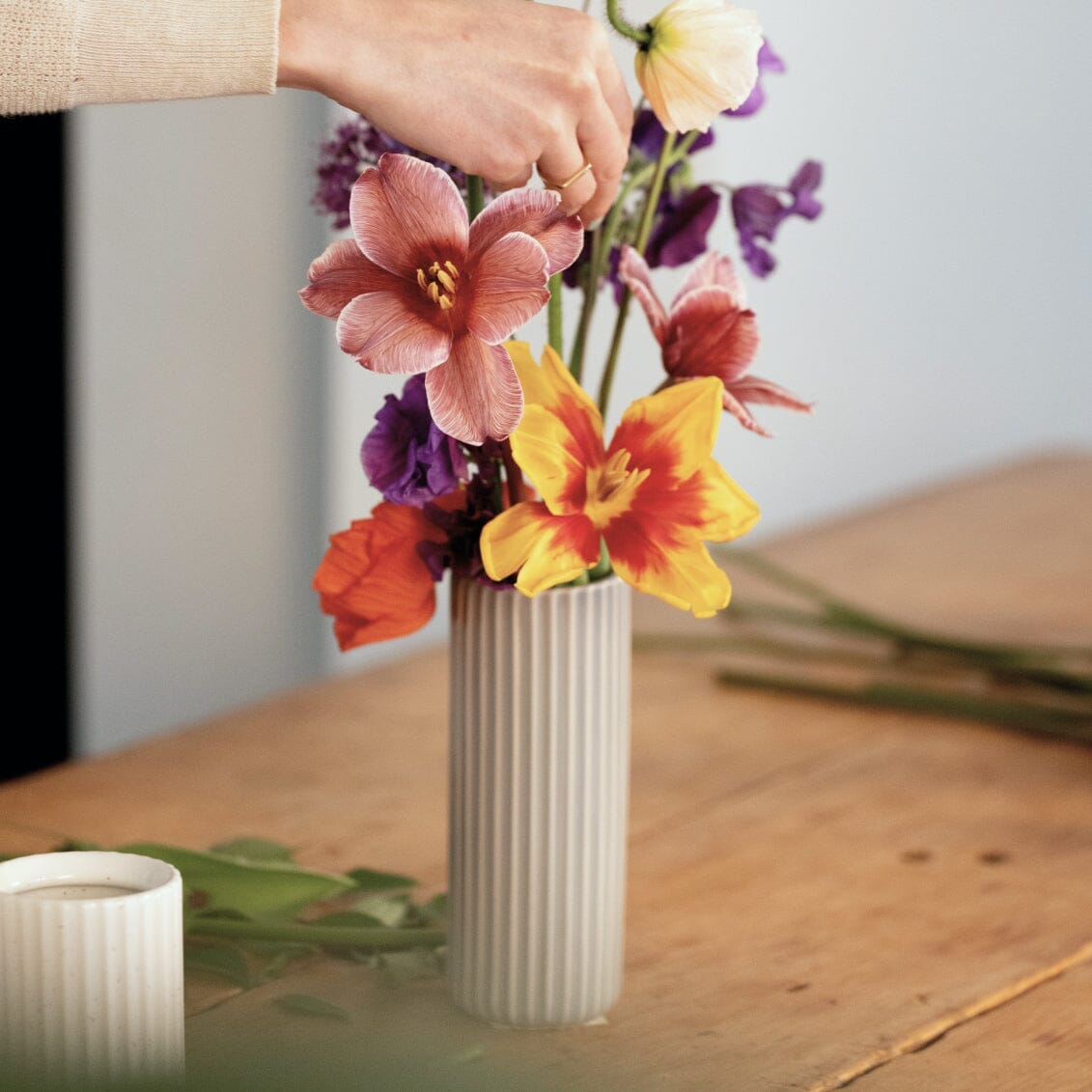 Tall Bud Vase | Dove Gray