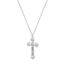 The Siena Cross Necklace | 18KT Gold Vermeil & Sterling Silver