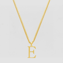 The Times Block Pendant | Gold - Curb