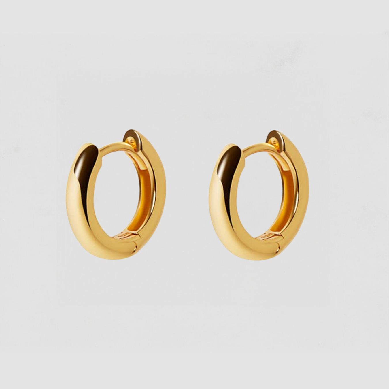 The Tiny Essential Huggie Hoops | Gold Vermeil