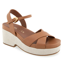 Chabella Sandal Dress Platform | Tan Leather