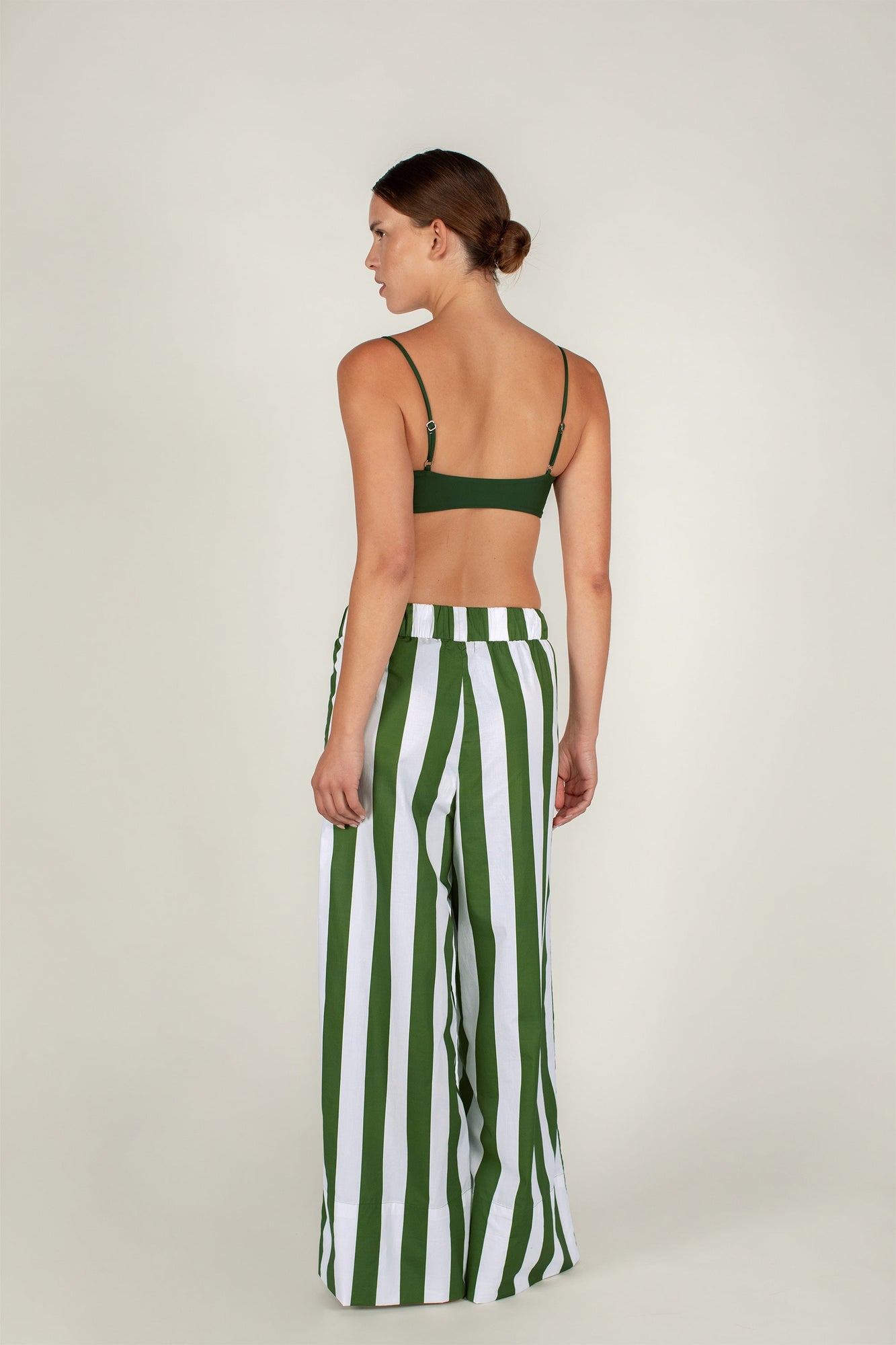 Triana Pant | Verdant Stripe